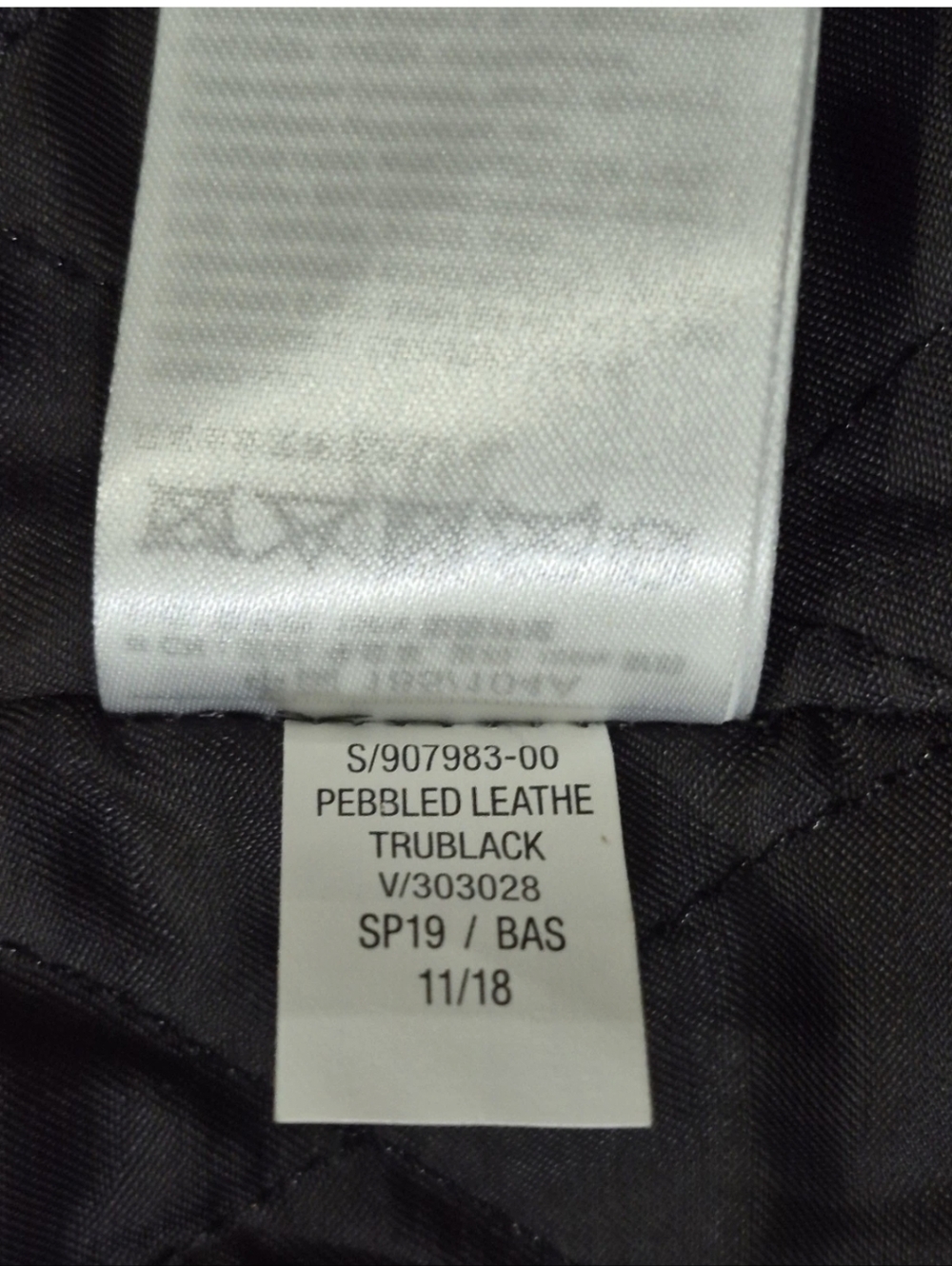 GAP Black Peebled Leather Biker Jacket Size L. - Picture 14 of 15